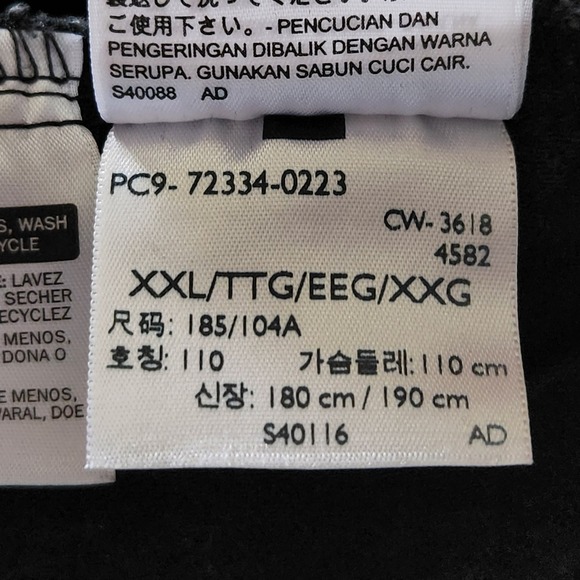 Levis Denim Trucker Jacket Mens XXL Black Button Front Cotton Stretch - Picture 6 of 10